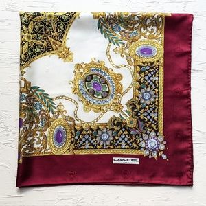 Lancel silk scarf
